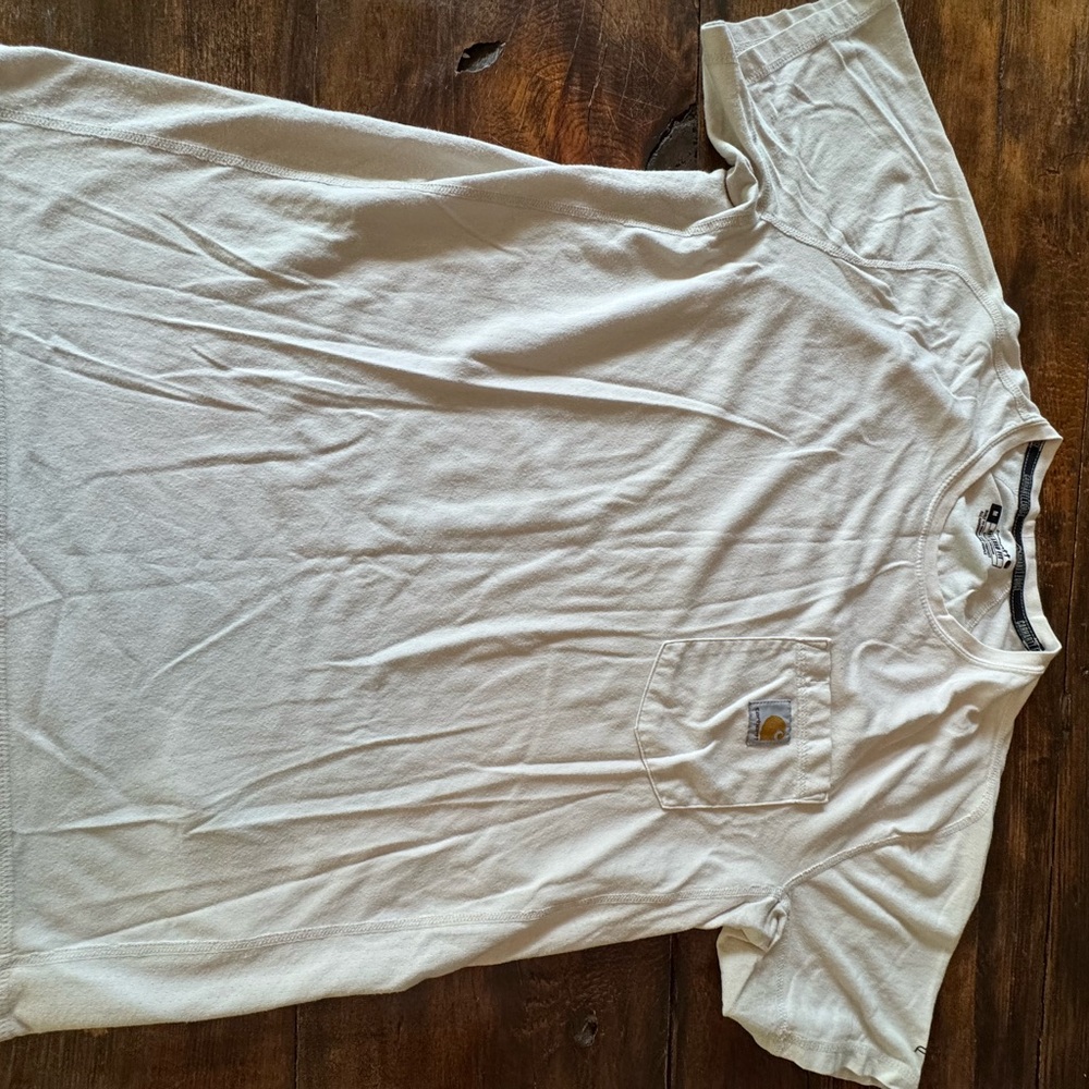 Carhartt Cream Short Sleeve Tee